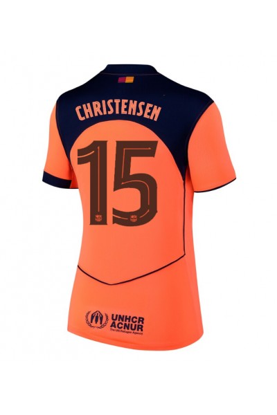 Barcelona Andreas Christensen #15 Jalkapallovaatteet Naisten Kolmaspaita 2025-26 Lyhythihainen Barcelona Andreas Christensen #15 Jalkapallovaatteet Naisten Kolmaspaita 2025-26 Lyhythihainen